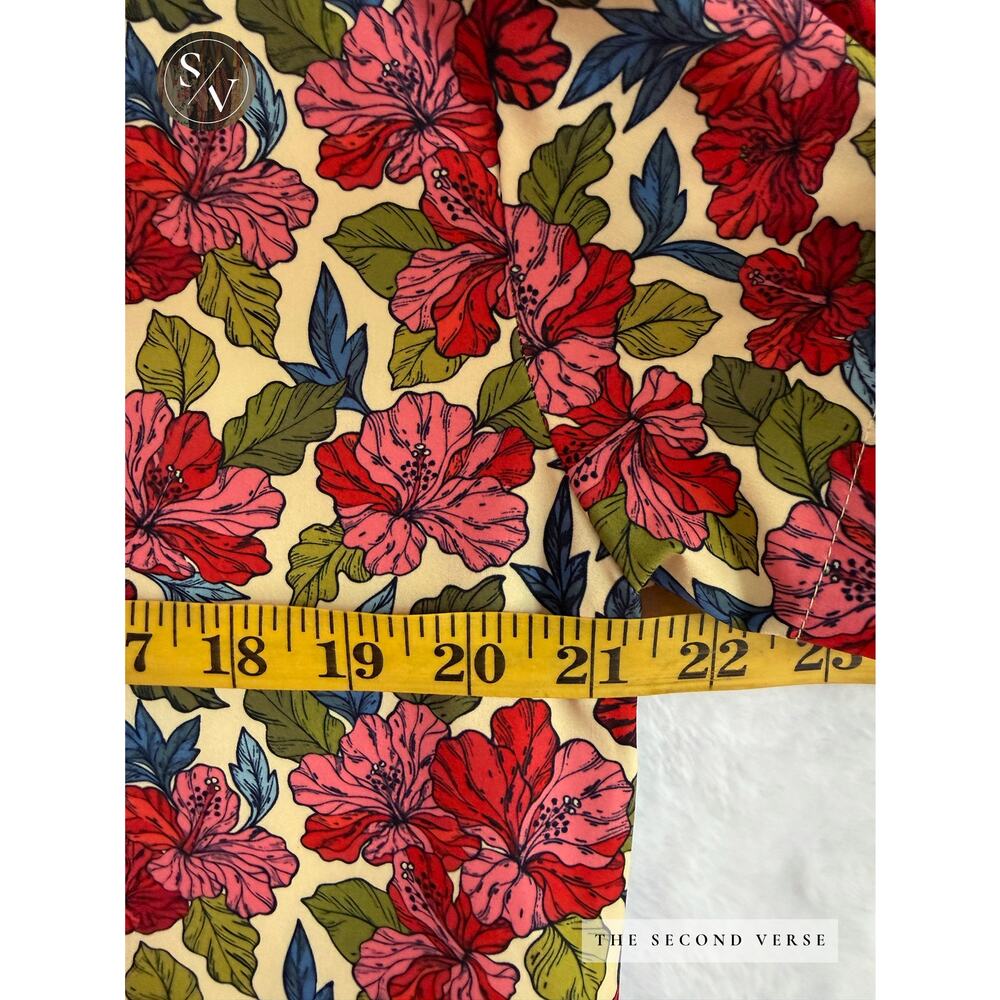Sunset X Vine Mens Board Short Sleeve Buttondown & Shorts Set Floral Swim Beach - Picture 5 of 15